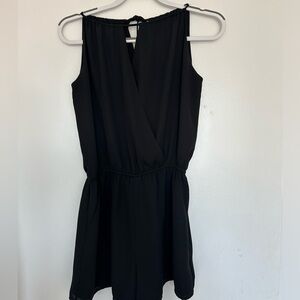 AQUA Black Romper